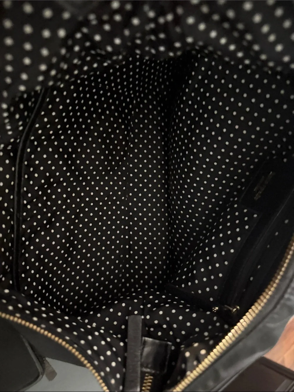 kate spade Black Nylon Shoulder Bag with Zip Wallet Set